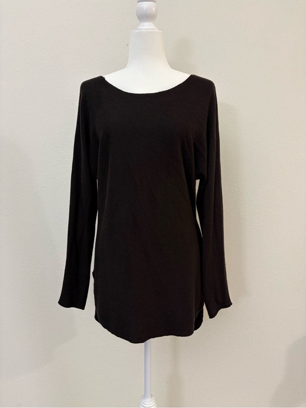 Joan Vass Studio Dark Chocolate Lightweight Knit